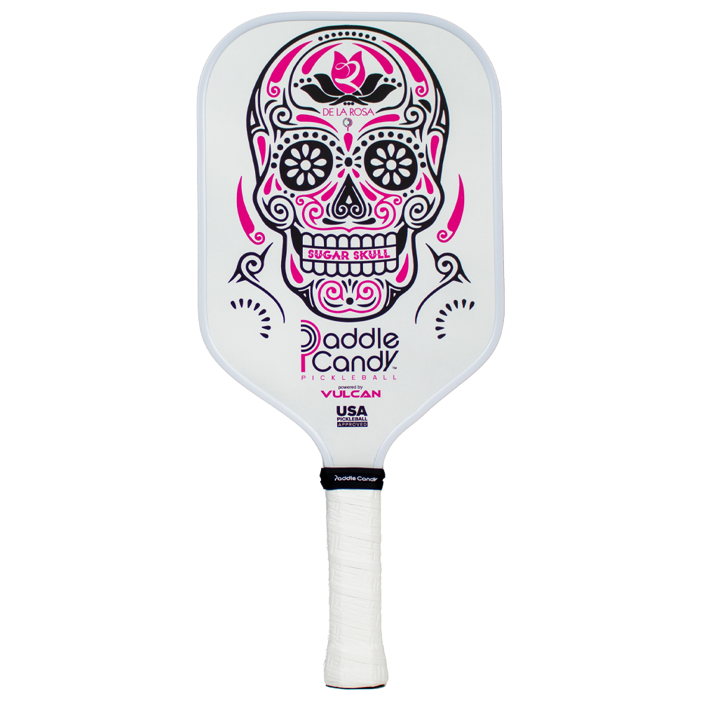 Paddle Candy Sugar Skull XL Pickleball Paddle - White