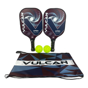 Vulcan Apex Pickleball Paddle Set | 2 Paddles & 2 Balls