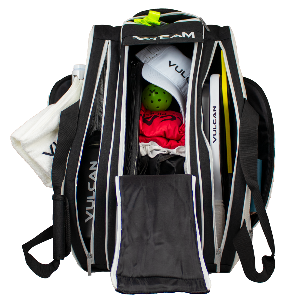 Vulcan VTEAM Pickleball Backpack - in use
