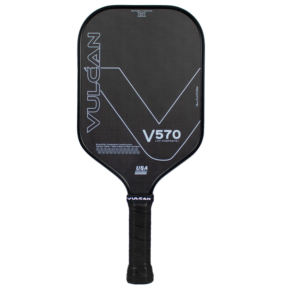 Vulcan V570CF2 Raw Carbon Fiber Pickleball Paddle