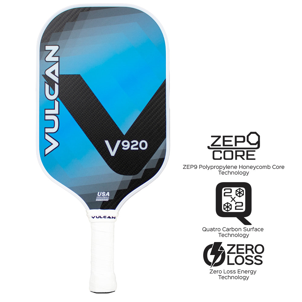 Vulcan V920 13mm Pickleball Paddle - tech