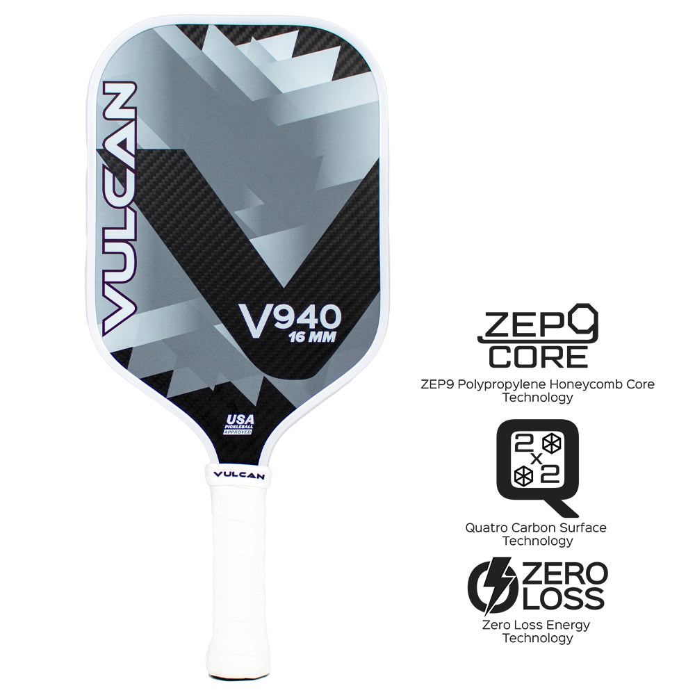 Vulcan V940 16mm Pickleball Paddle - tech