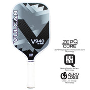 Vulcan V940 16mm Pickleball Paddle - tech