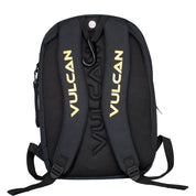 Vulcan VTOUR Pickleball Backpack - Back - Black & Gold