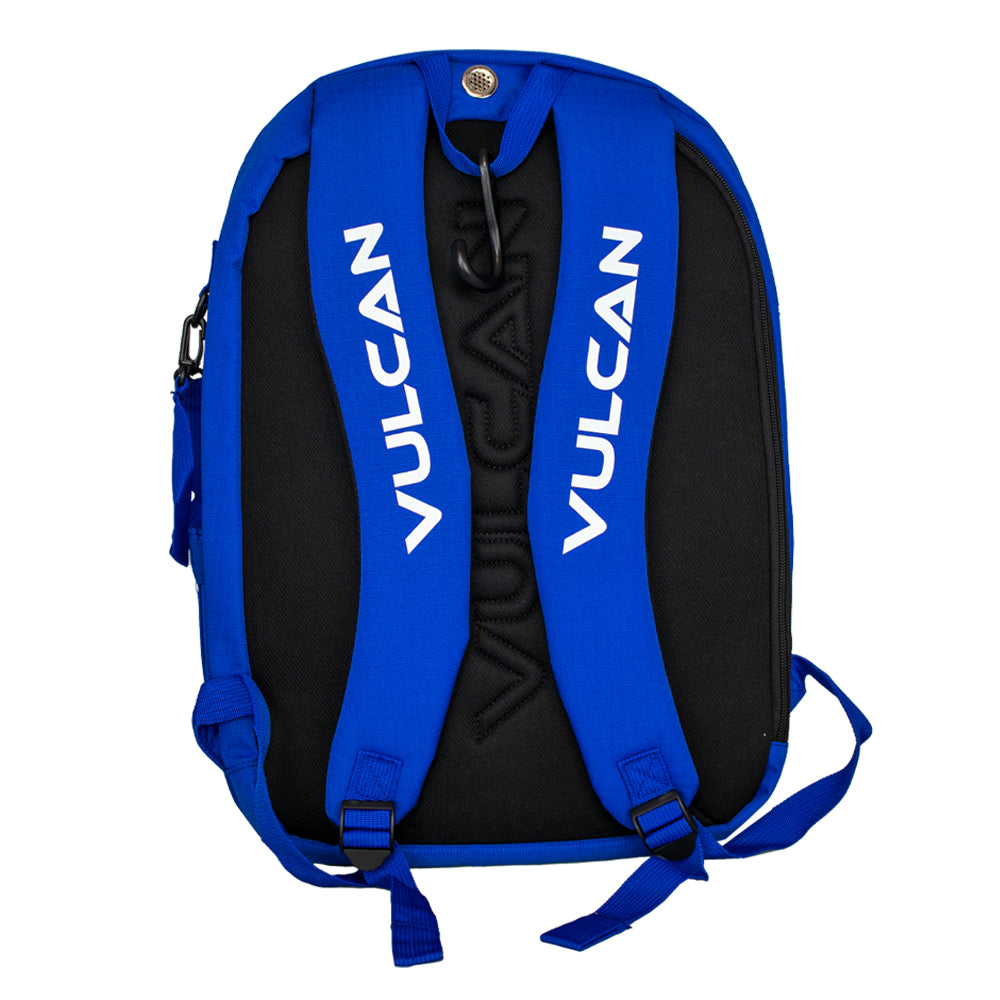 Vulcan VTOUR Pickleball Backpack - Back - Blue