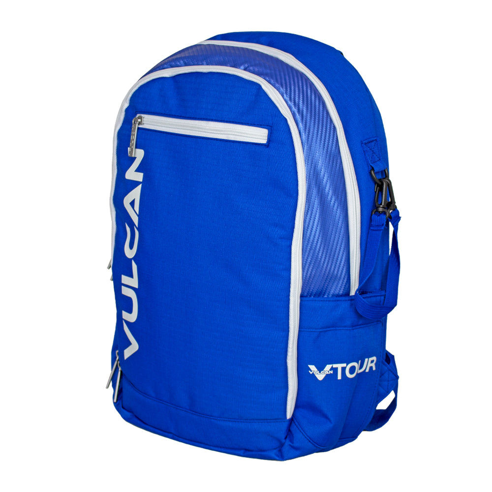Vulcan VTOUR Pickleball Backpack - Side - Blue