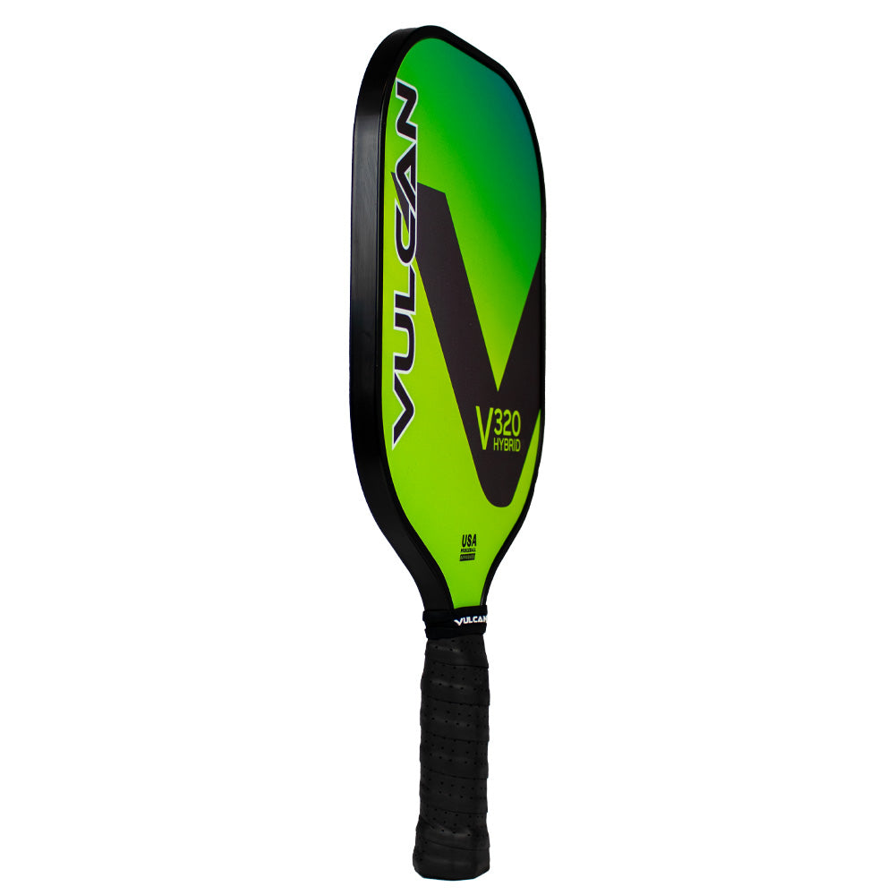 V320 Lemon Lime Pickleball Paddle - Vulcan Sporting Goods Co. - Side