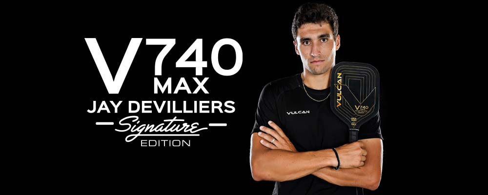 Vulcan V740MAX Pickleball Paddle | Jay Devilliers Signature Model