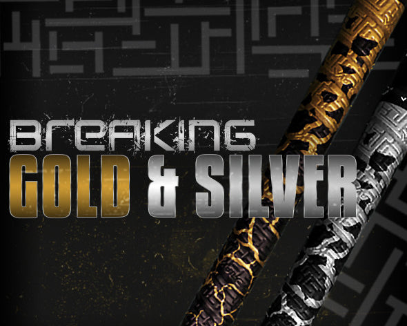 metallic baseball grips