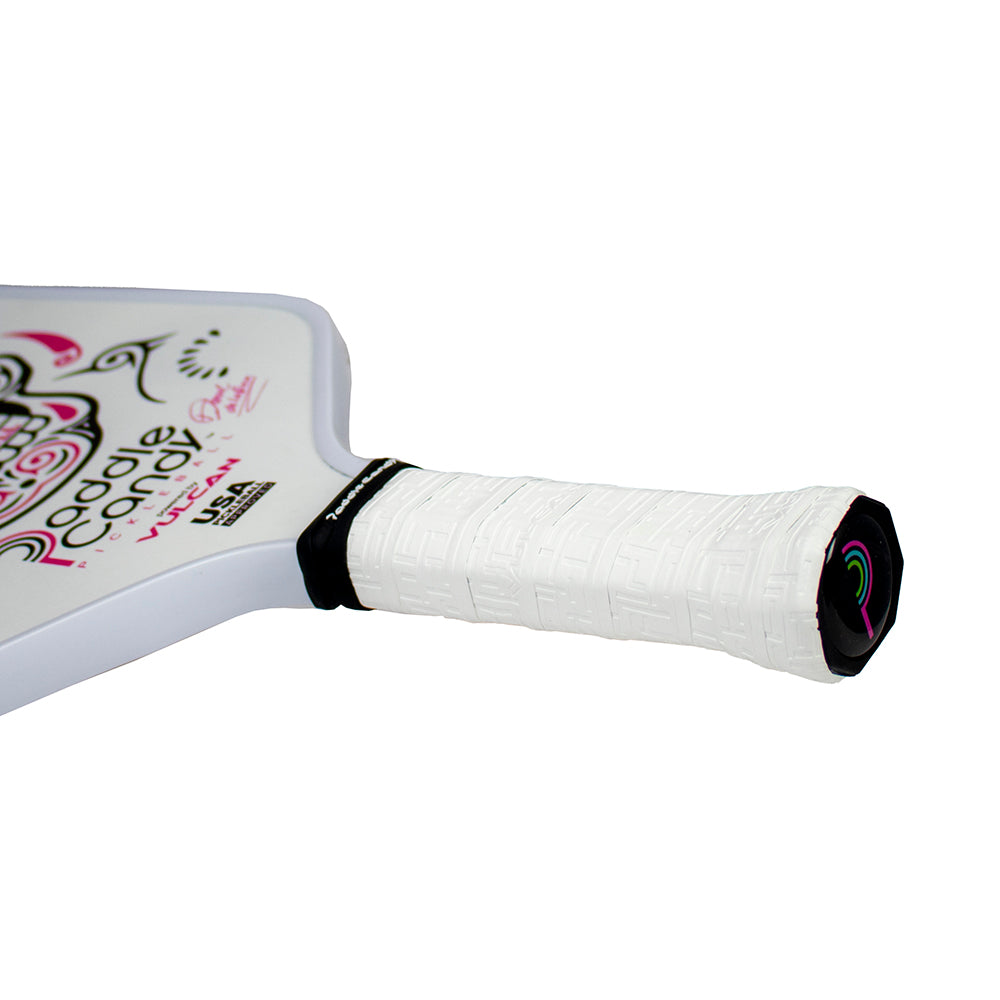 Paddle Candy Sugar Skull XL Pickleball Paddle - White - Grip