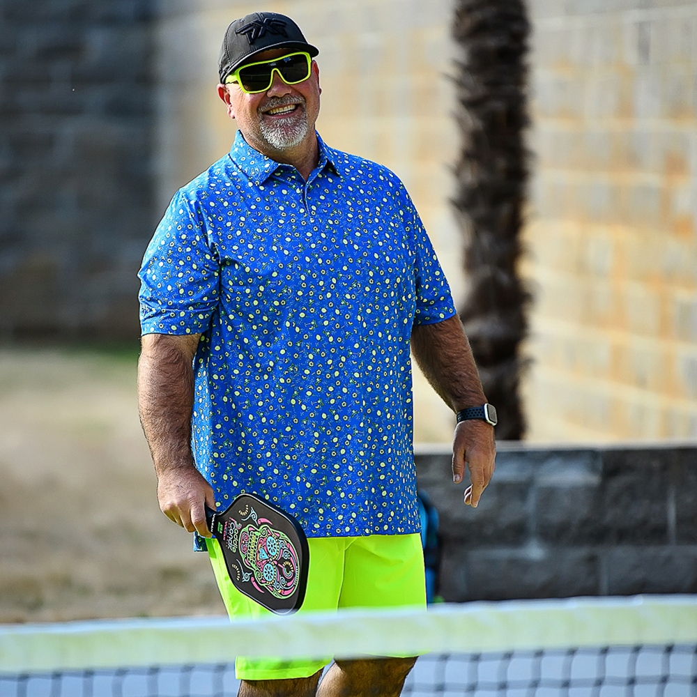 Paddle Candy Sugar Skull Pickleball Paddle - In Use