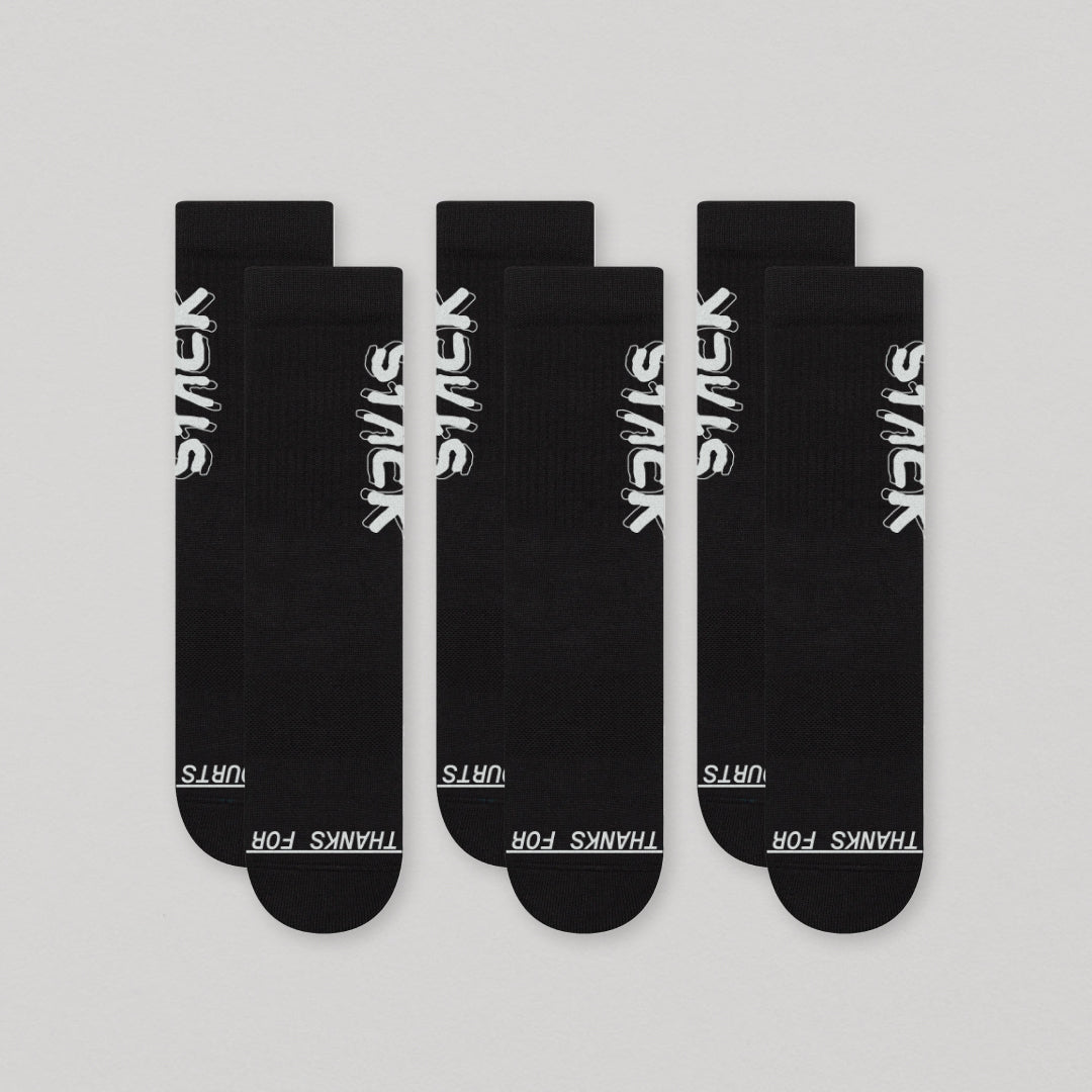 Tagged Crew Sock