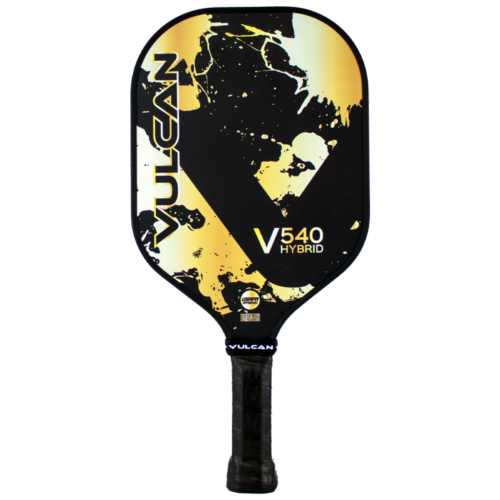 Vulcan V540 Pickleball Paddle | Gold Splatter