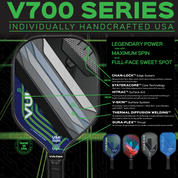 Vulcan V700 Series Pickleball Paddles - Tech