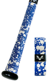 Splatter Series - Vulcan Bat Grips - Blue & White Splatter