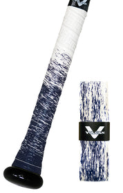 Navy & White - Fade Series - Vulcan Bat Grips
