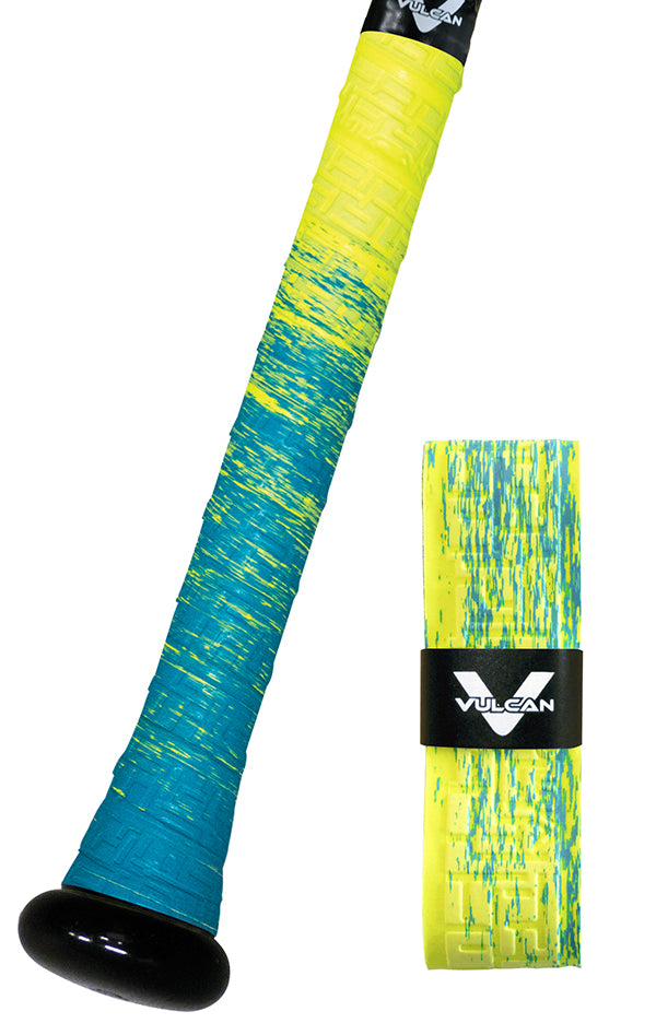 Teal & Neon - Fade Series - Vulcan Bat Grips