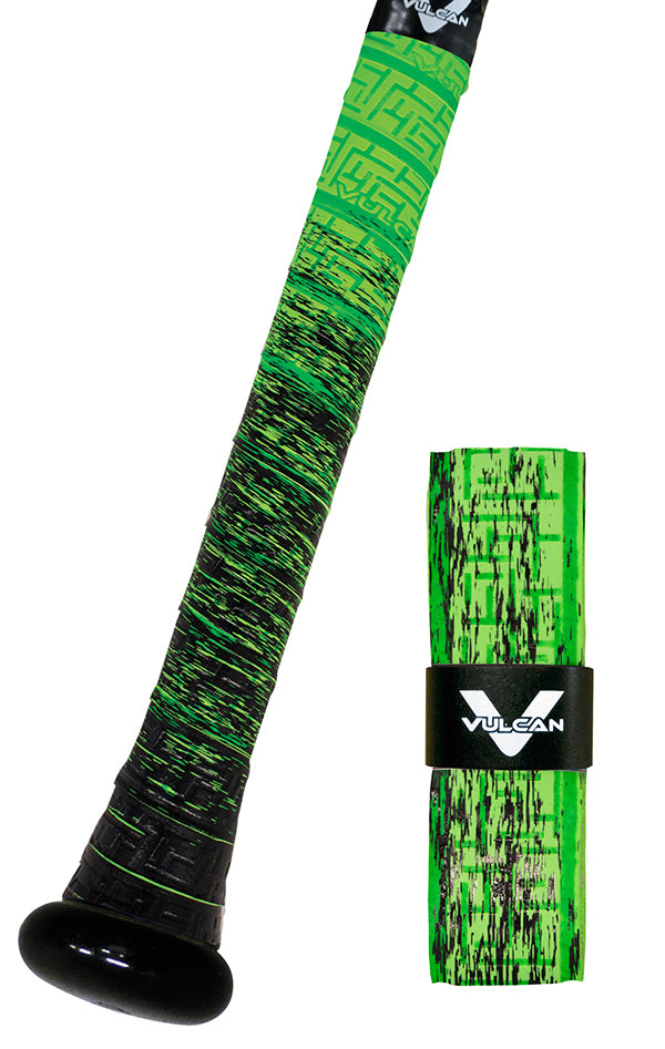 Green & Black - Fade Series - Vulcan Bat Grips