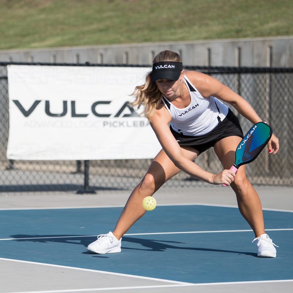 Vulcan V520 Pickleball Paddle - Corrine Carr - Team Vulcan Pickleball - In Use