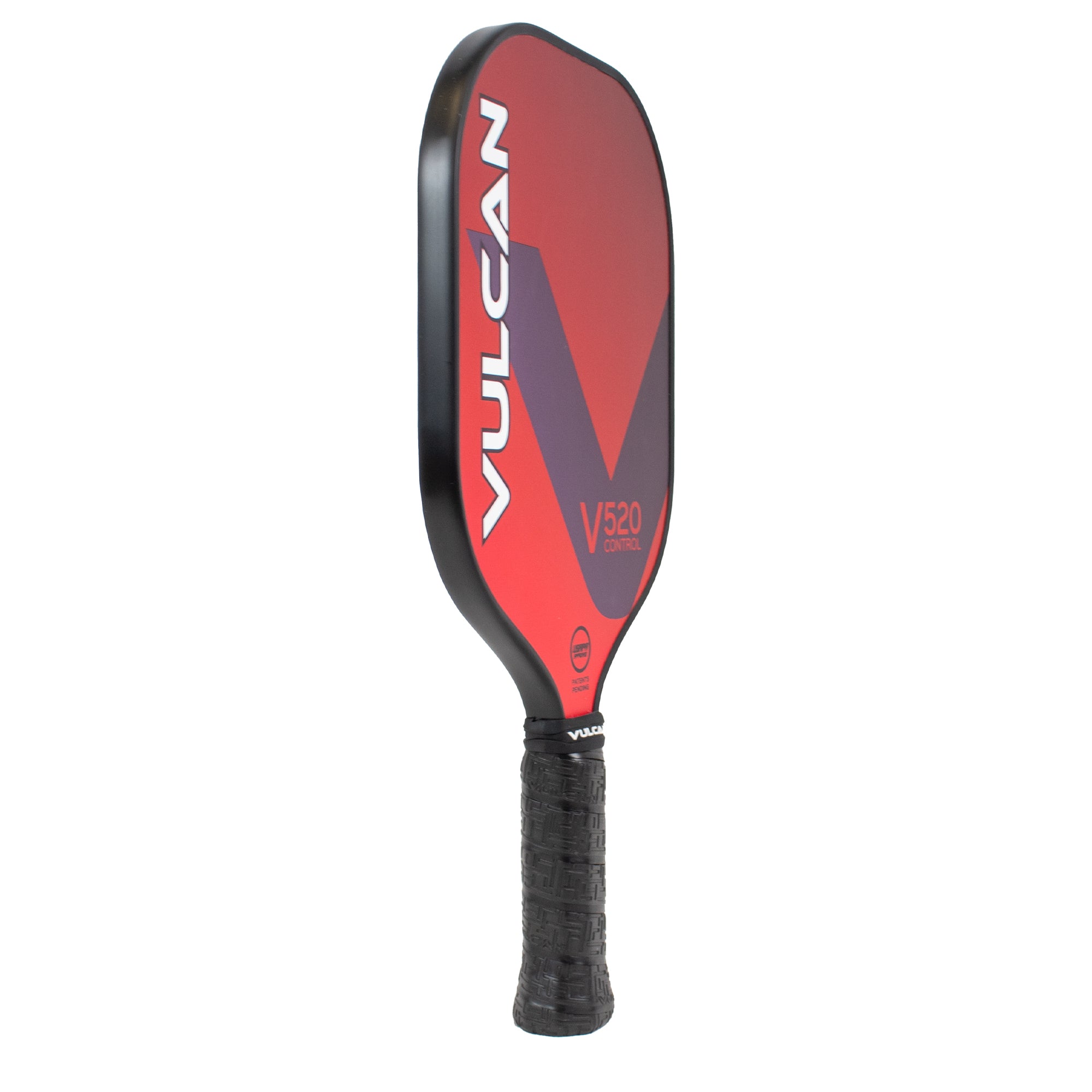 Vulcan V520 PIckleball Control Paddle | Vulcan Pickleball - Red - Side