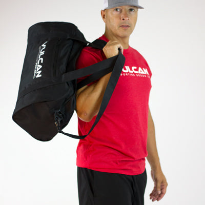 Vulcan Pickleball Duffel - Black - In Use
