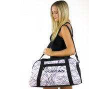 Vulcan Pickleball Duffel - Black & White - In Use