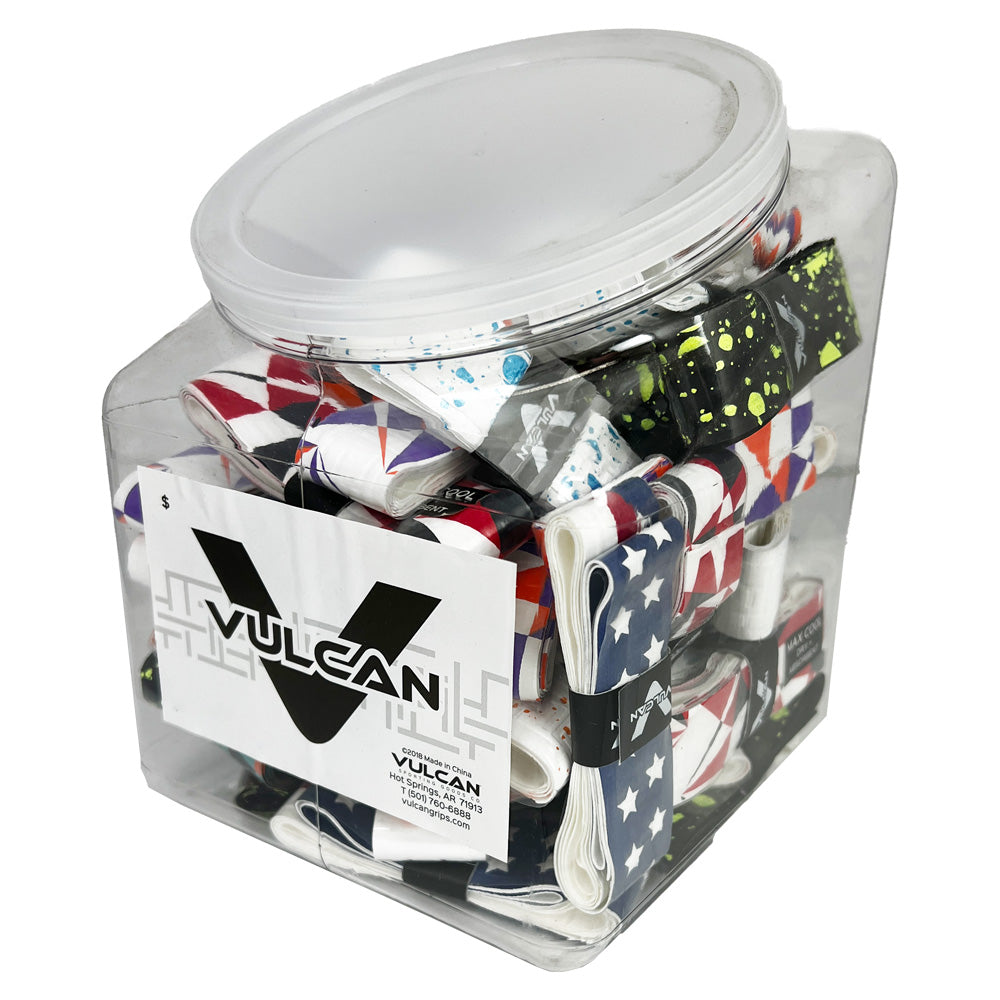 50-Count Max Cool Overgrip Jars - Vulcan Sporting Goods Co.