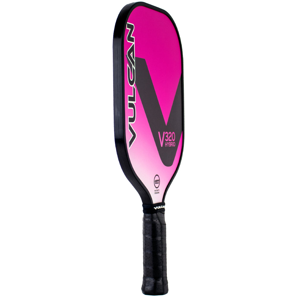 V320 Pink Pickleball Paddle - Vulcan Sporting Goods Co. - side