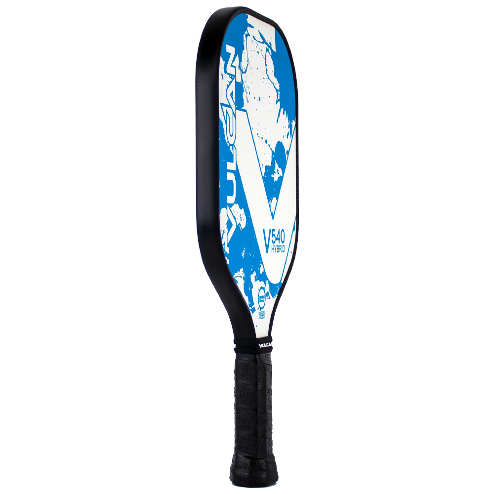 Vulcan Pickleball V540 Paddle | Blue & White | Side