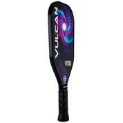 Vulcan Pickleball V550 Paddle | Purple, Blue & Black | Side